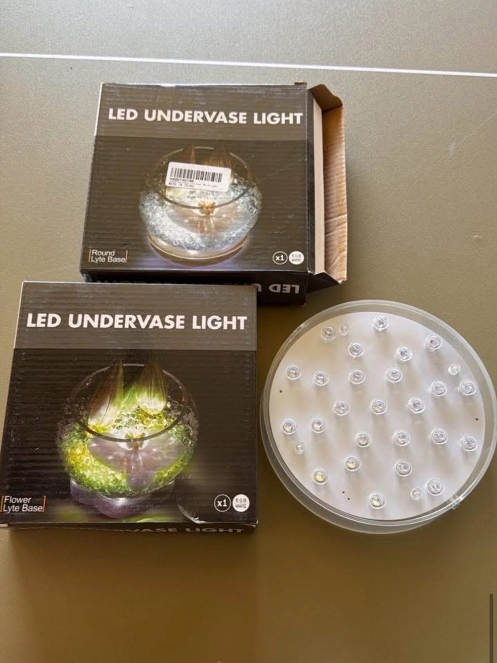 White LED Octagon Light Base - Picture 4 of 4